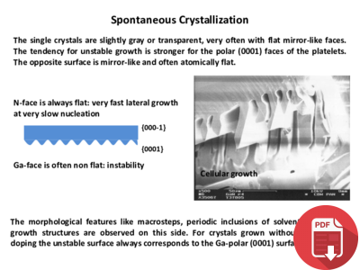 Spontaneous Crystallization